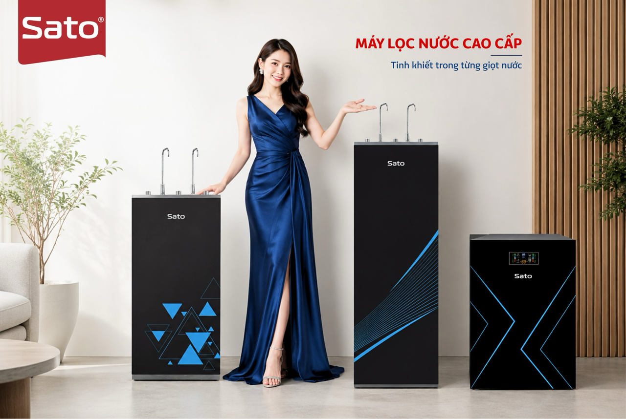 TOP 3 Mẫu Máy Lọc Nước Sato Ưu Việt Được Tin Dùng 2026