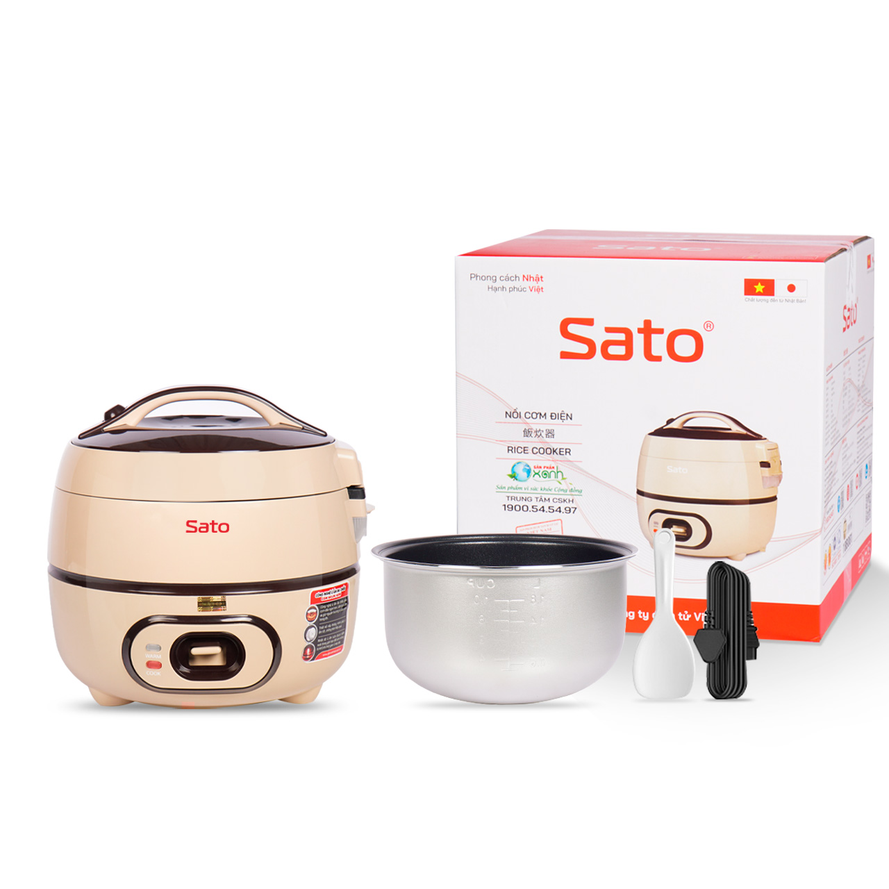 Nồi cơm điện Sato 15B081 1.5L