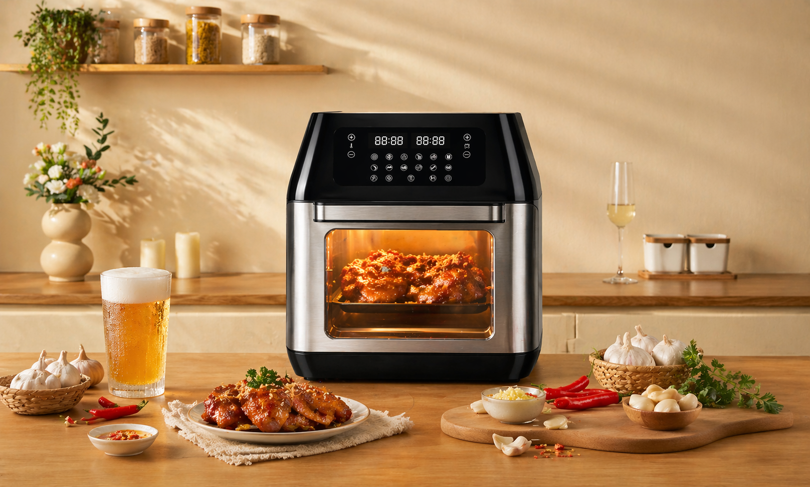 3 Món Nhậu Mở Tiệc World Cup Tại Nhà Cùng Nồi Chiên Không Dầu Sato