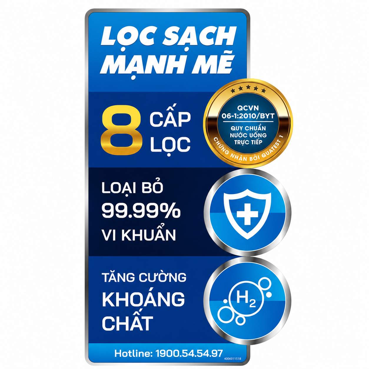 Máy Lọc Nước Sato SEV108.TM 8 Cấp Lọc