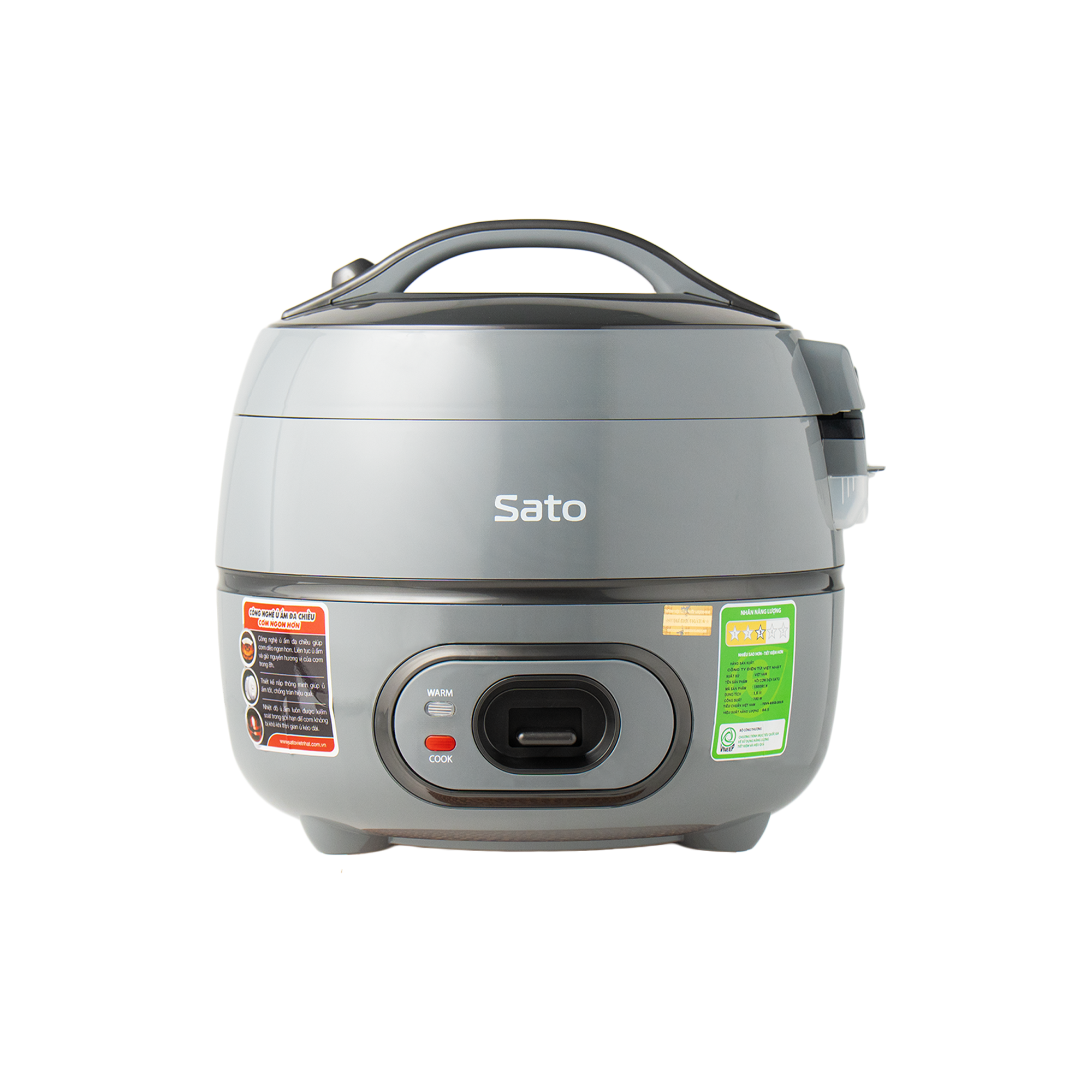 Nồi cơm điện lòng niêu Sato 18B081.N