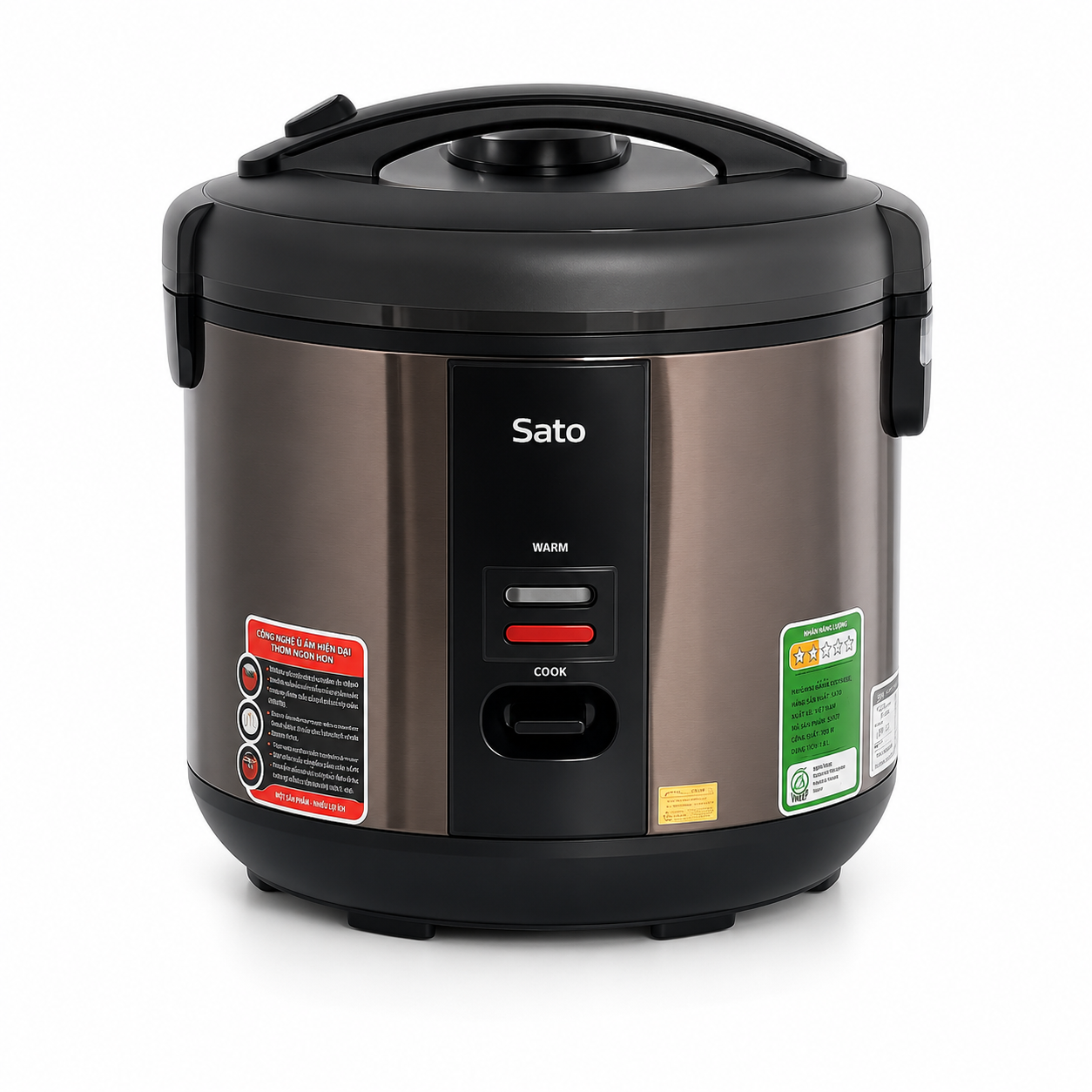 Nồi cơm điện lòng niêu Sato 30S026.N 3.0L