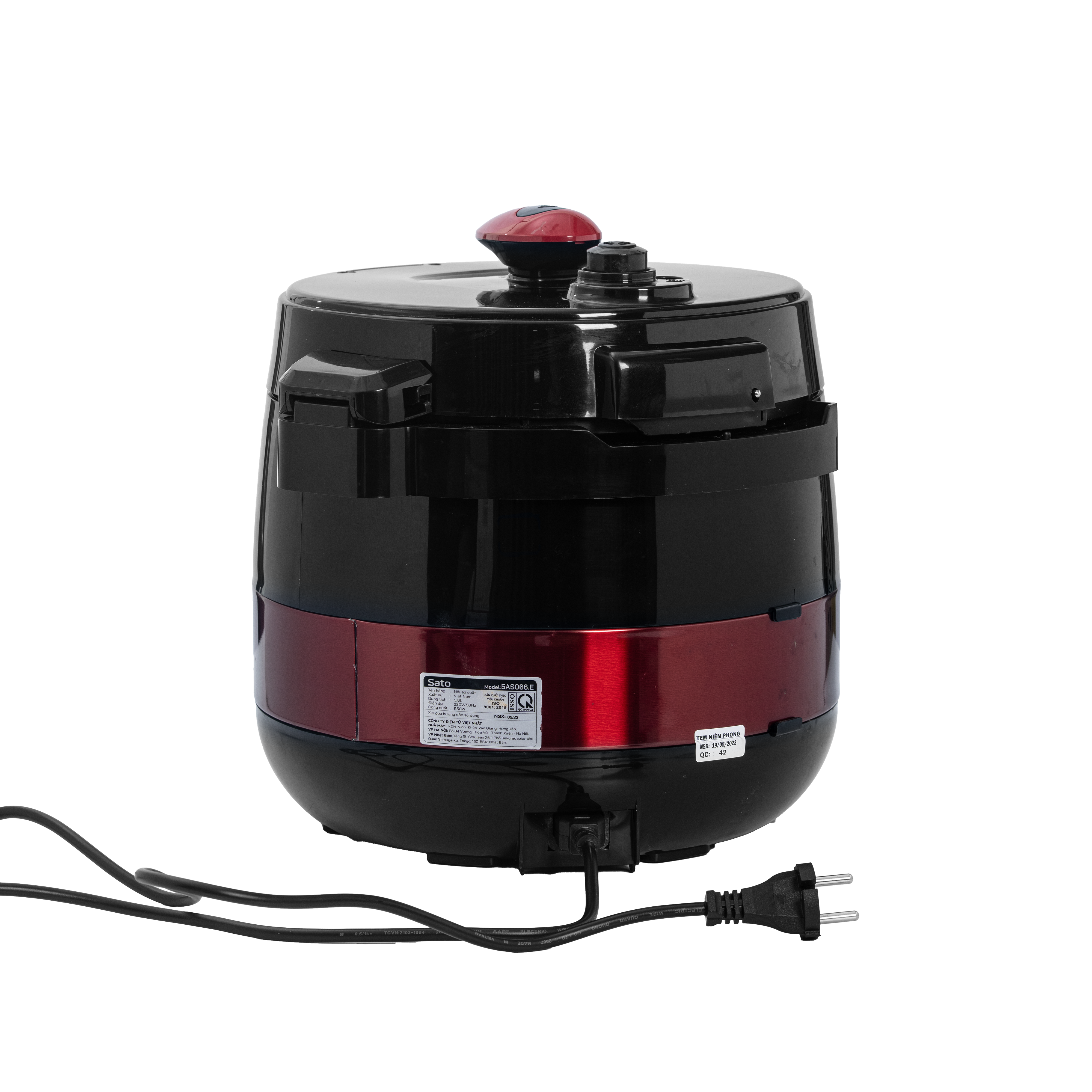 Nồi áp suất điện tử Sato 5AS066.E 5.0L
