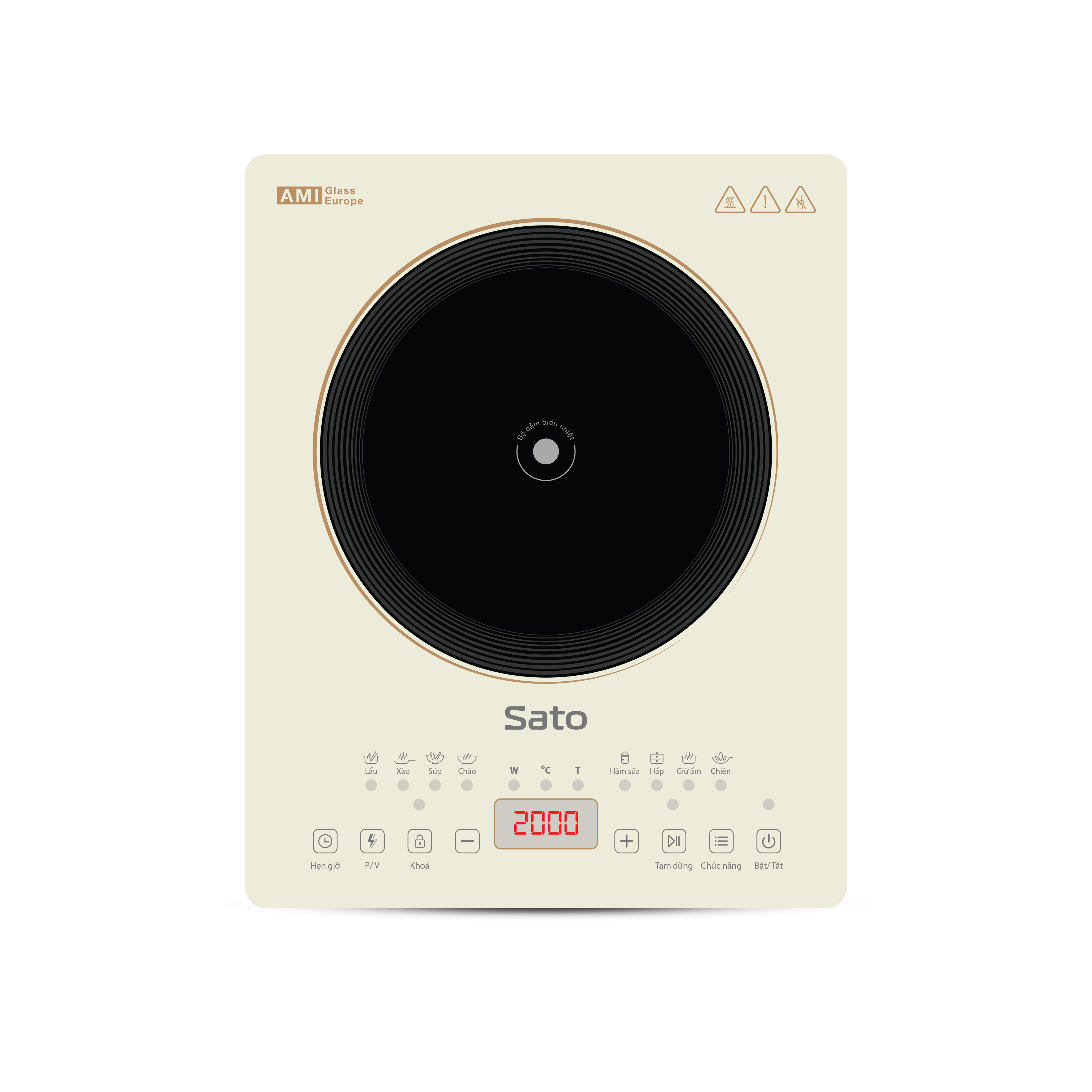 Bếp điện từ đơn Sato BT088.N1