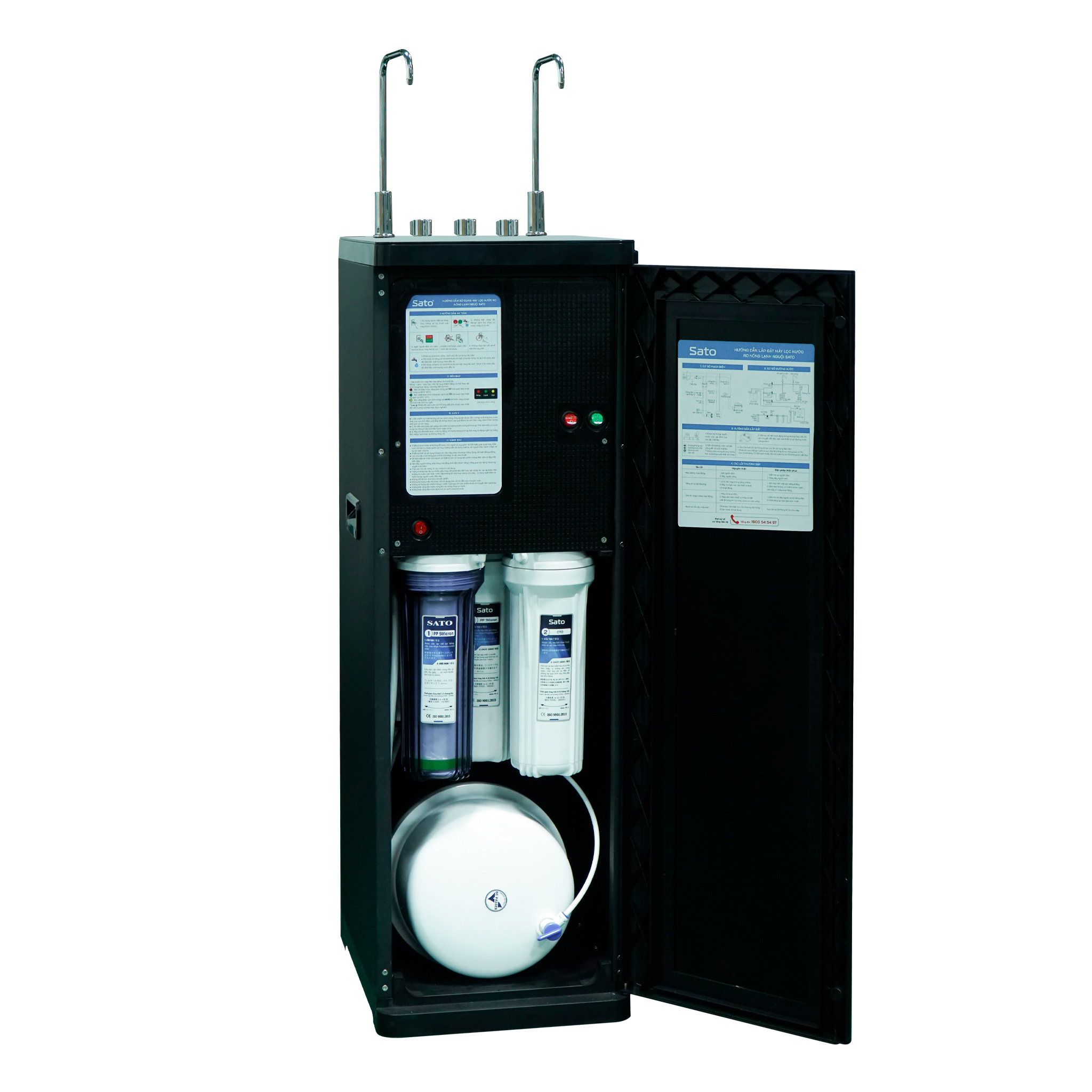 Máy lọc nước Sato số 8 nóng lạnh nguội model HC849