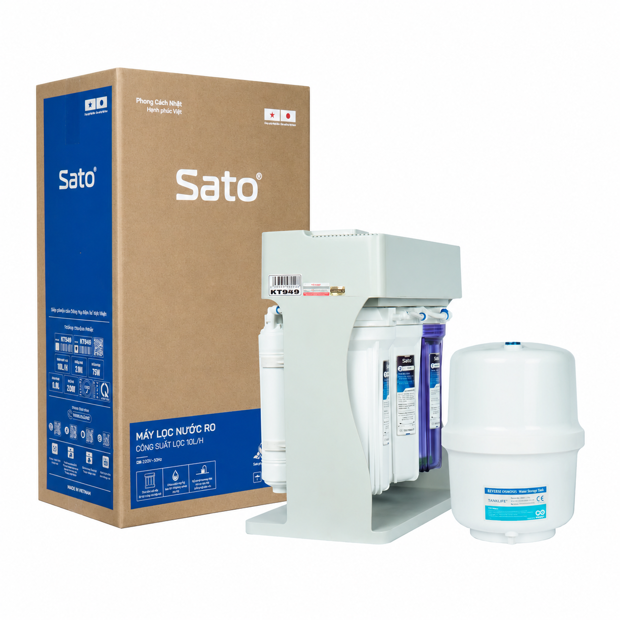 Máy lọc nước để gầm KT949
