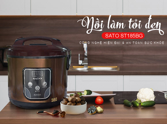 Nồi làm tỏi đen SATO