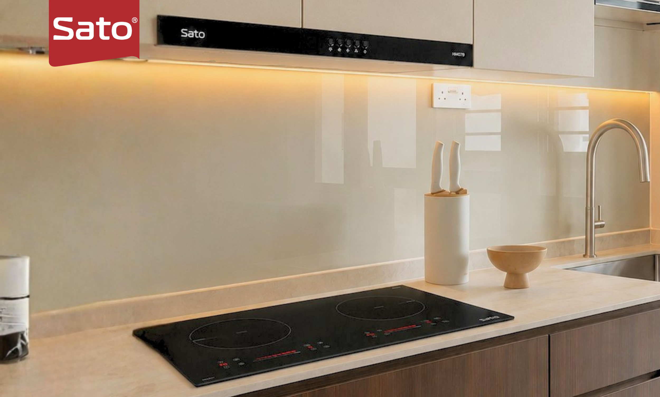 Bật Hẹn Giờ – Chờ Xem World Cup Cùng Bếp Điện Từ Thông Minh Sato SIH569 N5(B)