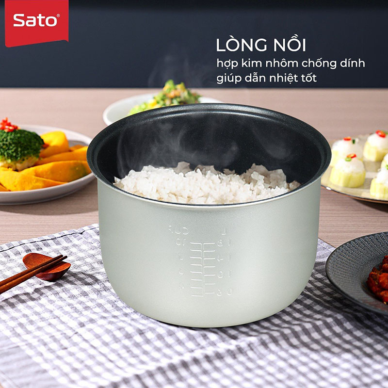 Nồi cơm điện Sato 18F066 (K) có ưu điểm gì nổi bật? 3