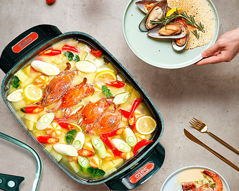 Chế biến món ngon với nồi lẩu điện thông minh