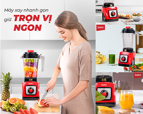 Công dụng tuyệt vời của máy xay sinh tố đa năng