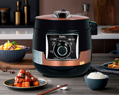 Tìm hiểu chi tiết về chiếc nồi áp suất đa năng Sato 5AS064.N