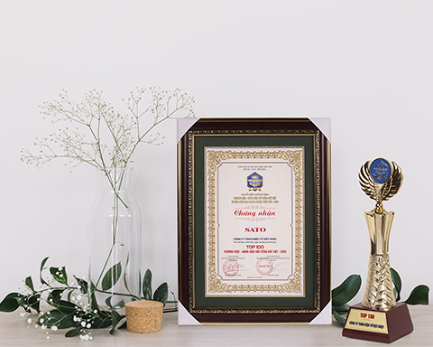 SATO xuất sắc nhận giải thưởng: Thương hiệu – Nhãn hiệu nổi tiếng Đất Việt 2020