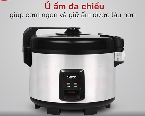 Sato cho ra mắt nồi cơm điện công nghiệp Sato 08CN011