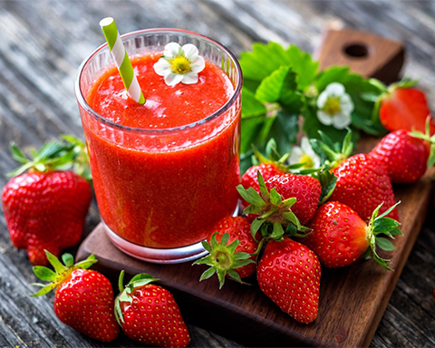 Sinh tố dâu tây, thơm ngon ngất ngây