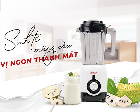 Sinh tố mãng cầu, vị ngon thanh mát