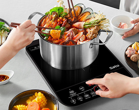 Sử dụng bếp từ đơn nấu nướng cho gia đình