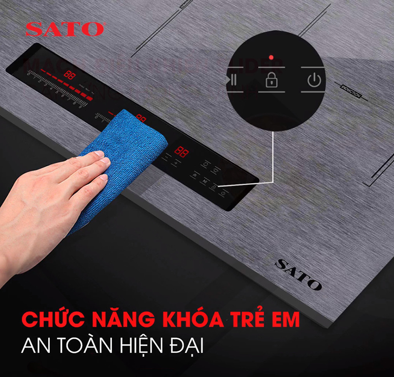 Bếp từ tích hợp các chế độ bảo vệ an toàn khi nấu nướng 4