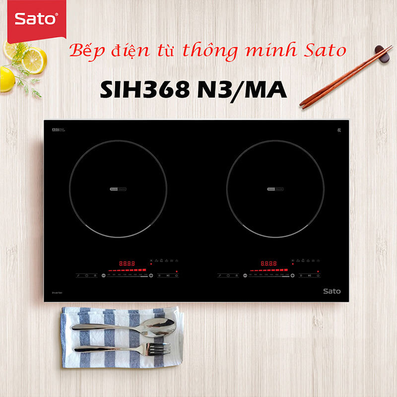 Bí quyết nấu ăn ngon "chuẩn chỉnh" với bếp từ đôi thông minh Sato 1