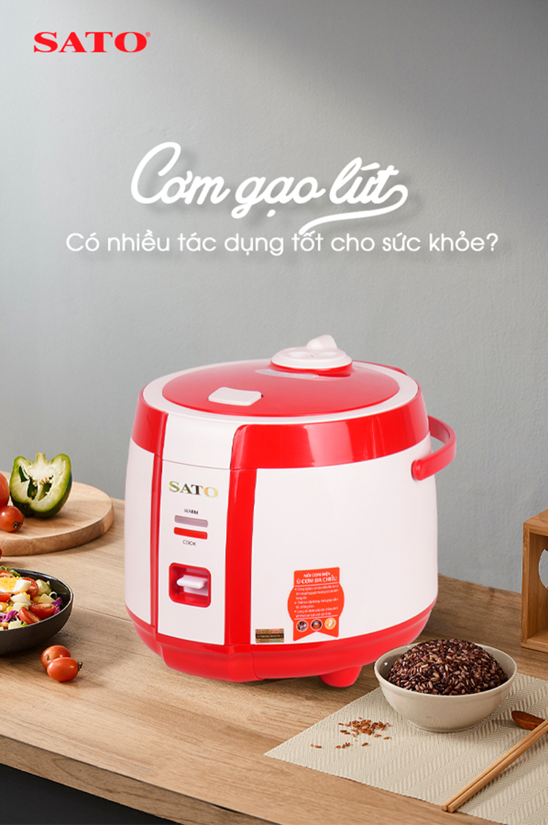 nấu cơm gạo lứt 1