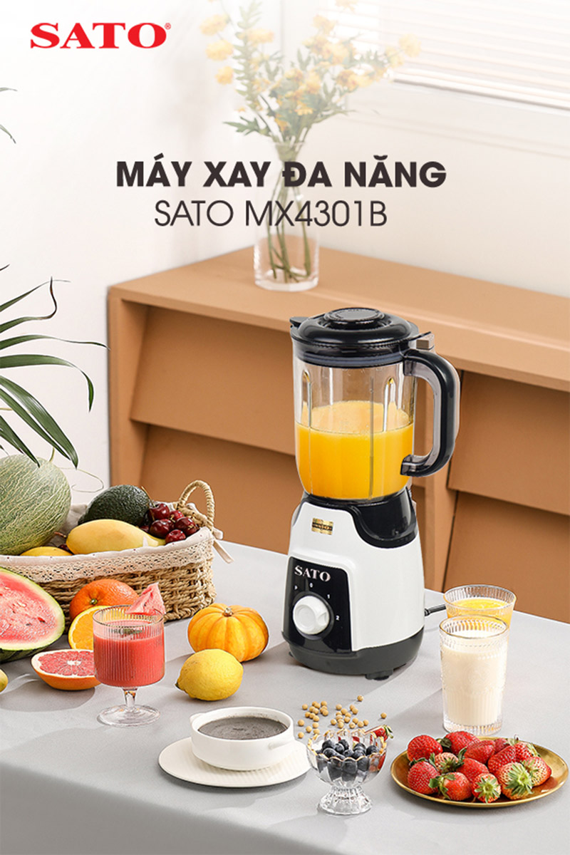 Những lý do nên mua máy xay đa năng SATO MX4301B 1