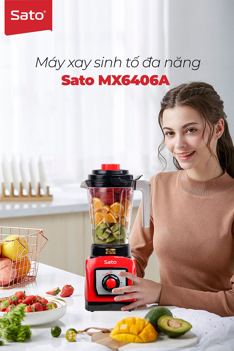 Máy xay sinh tố đa năng Sato MX6406A có những ưu điểm vượt trội nào? 1