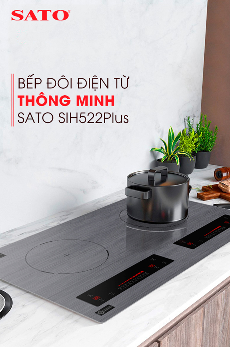 Top 5 bếp điện từ thông minh SATO được ưa chuộng nhất hè này 2