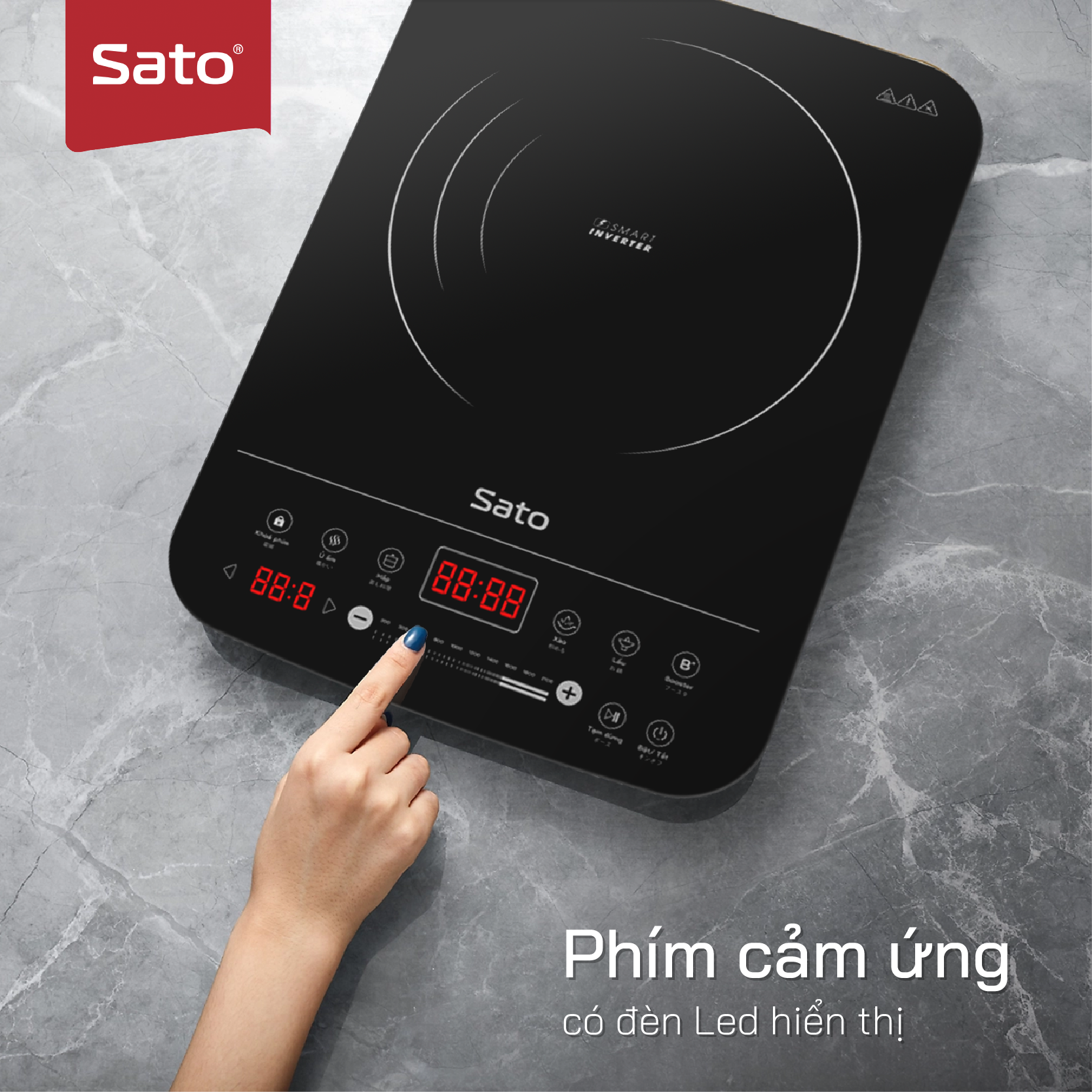 Bếp từ đơn Sato BT041.K