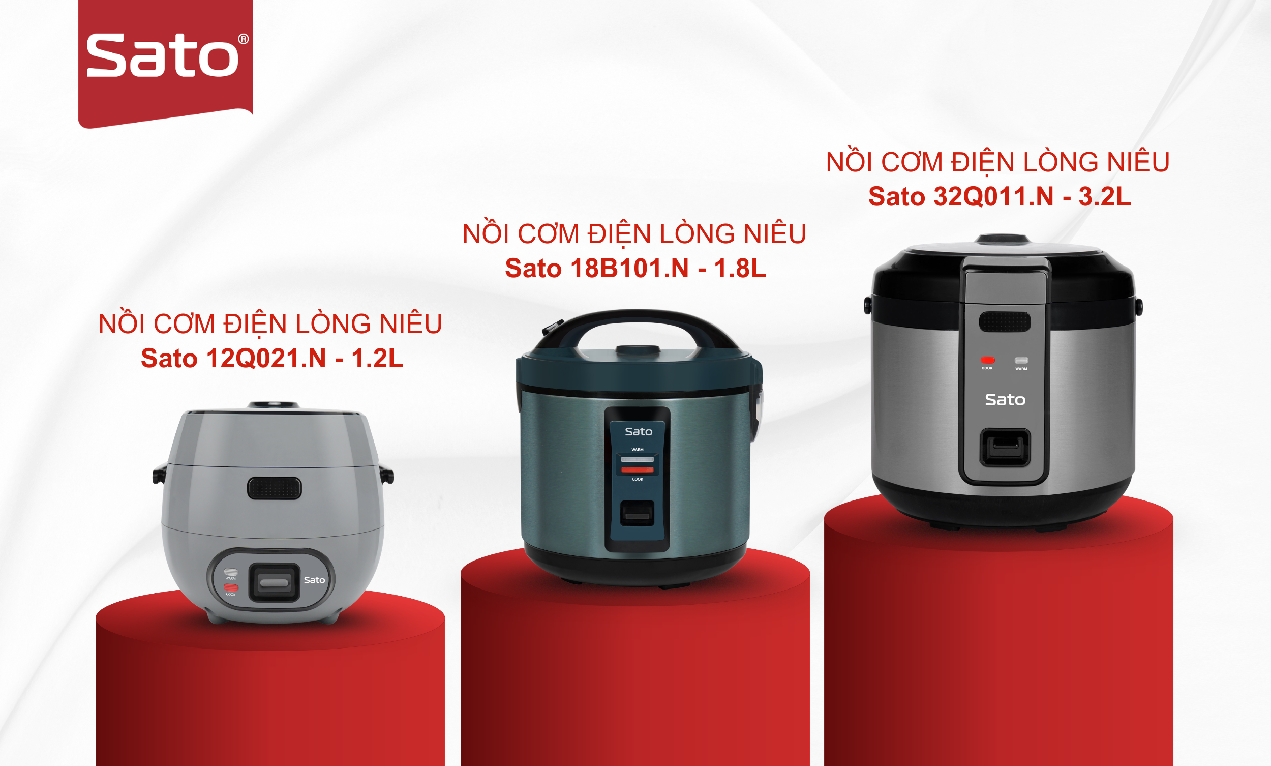 Nồi Cơm Điện Sato Dành Cho Gia Đình 