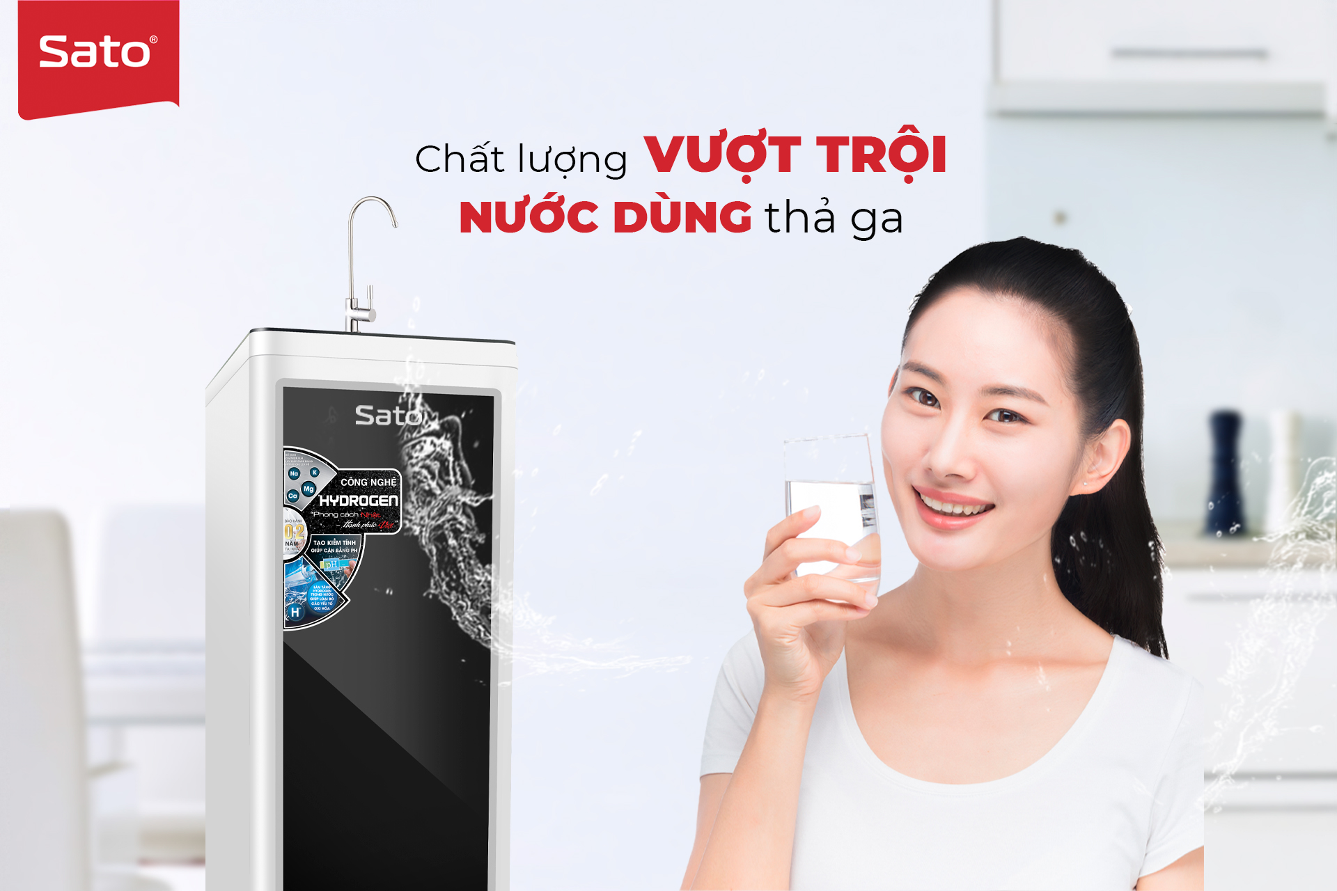 Máy lọc nước Sato Neo1 NEo4308T 8 cấp lọc