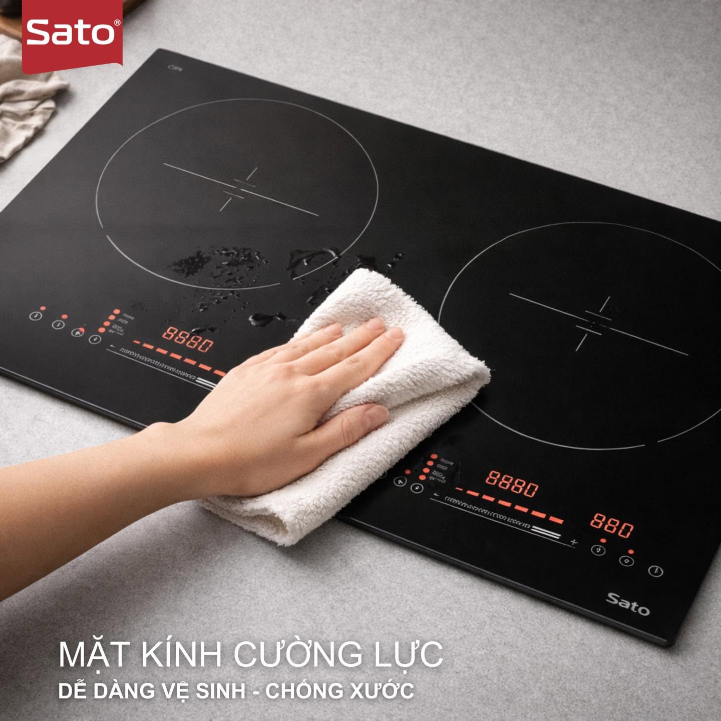 Bếp Từ Đôi Sato SIH1155Pro/MA TT11
