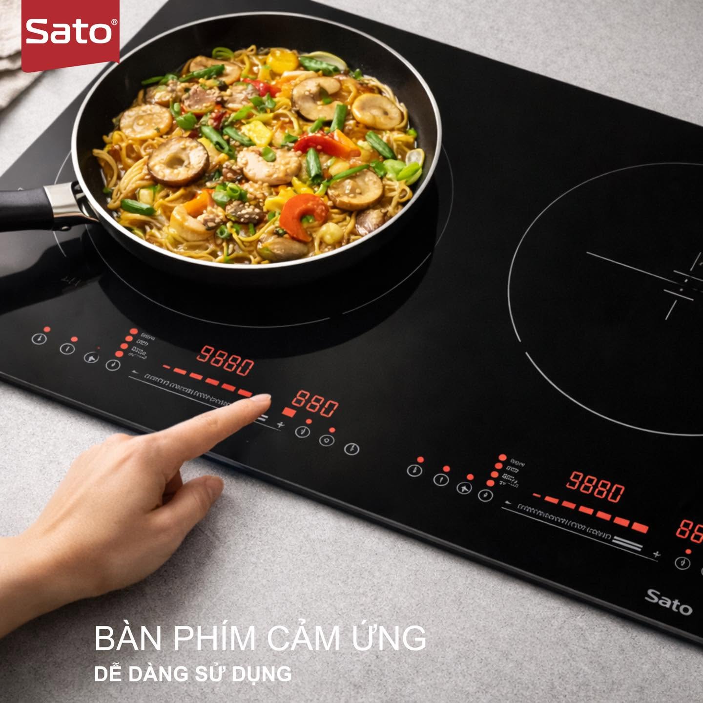 Bếp Từ Đôi Sato SIH1155Pro/MA TT11