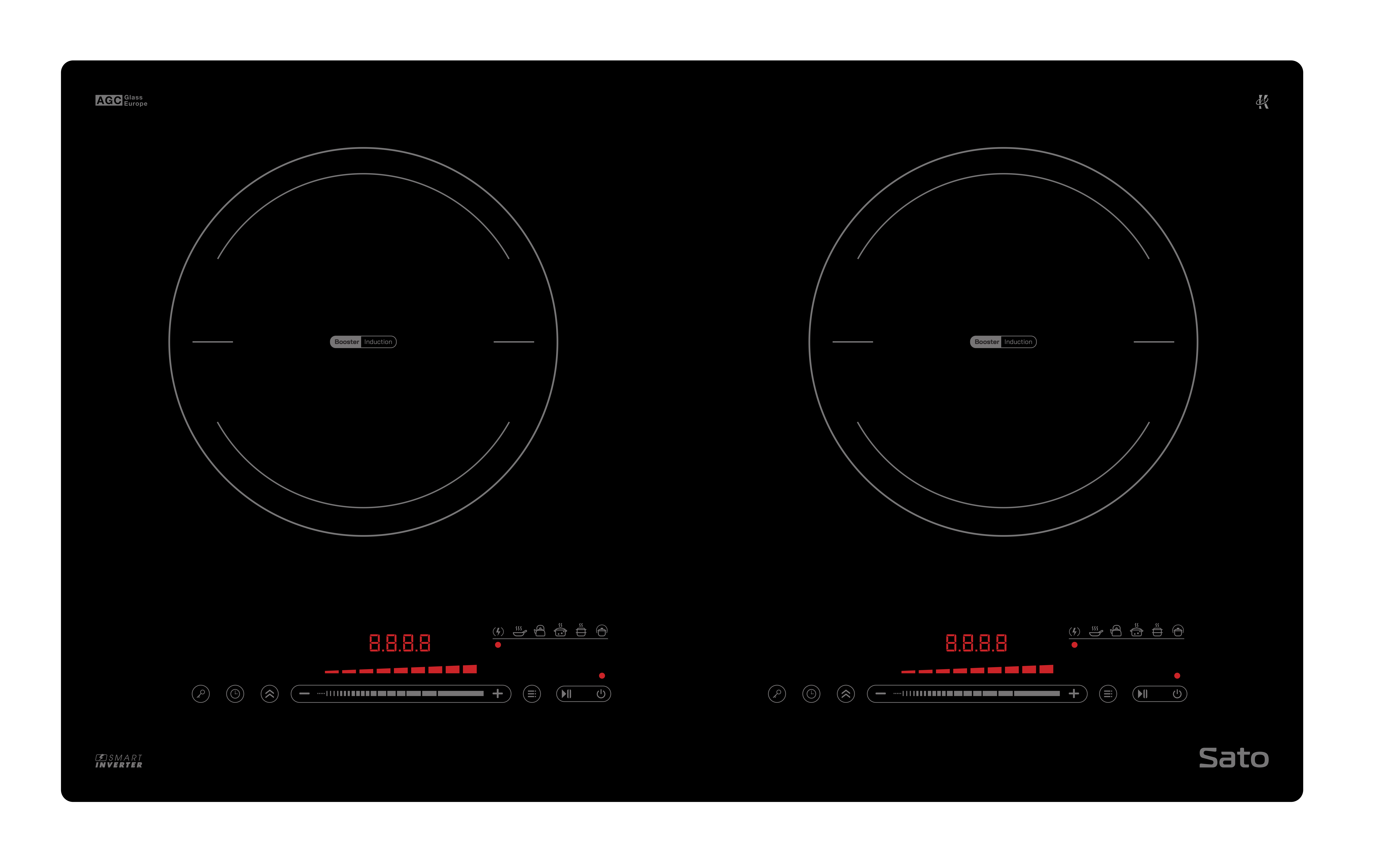 Bếp điện từ thông minh Sato SIH476 N4/MA