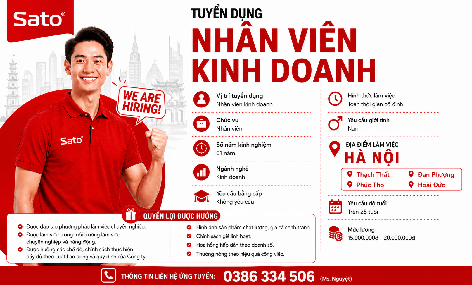 Tuyển Dụng Nhân Viên Kinh Doanh Hà Nội