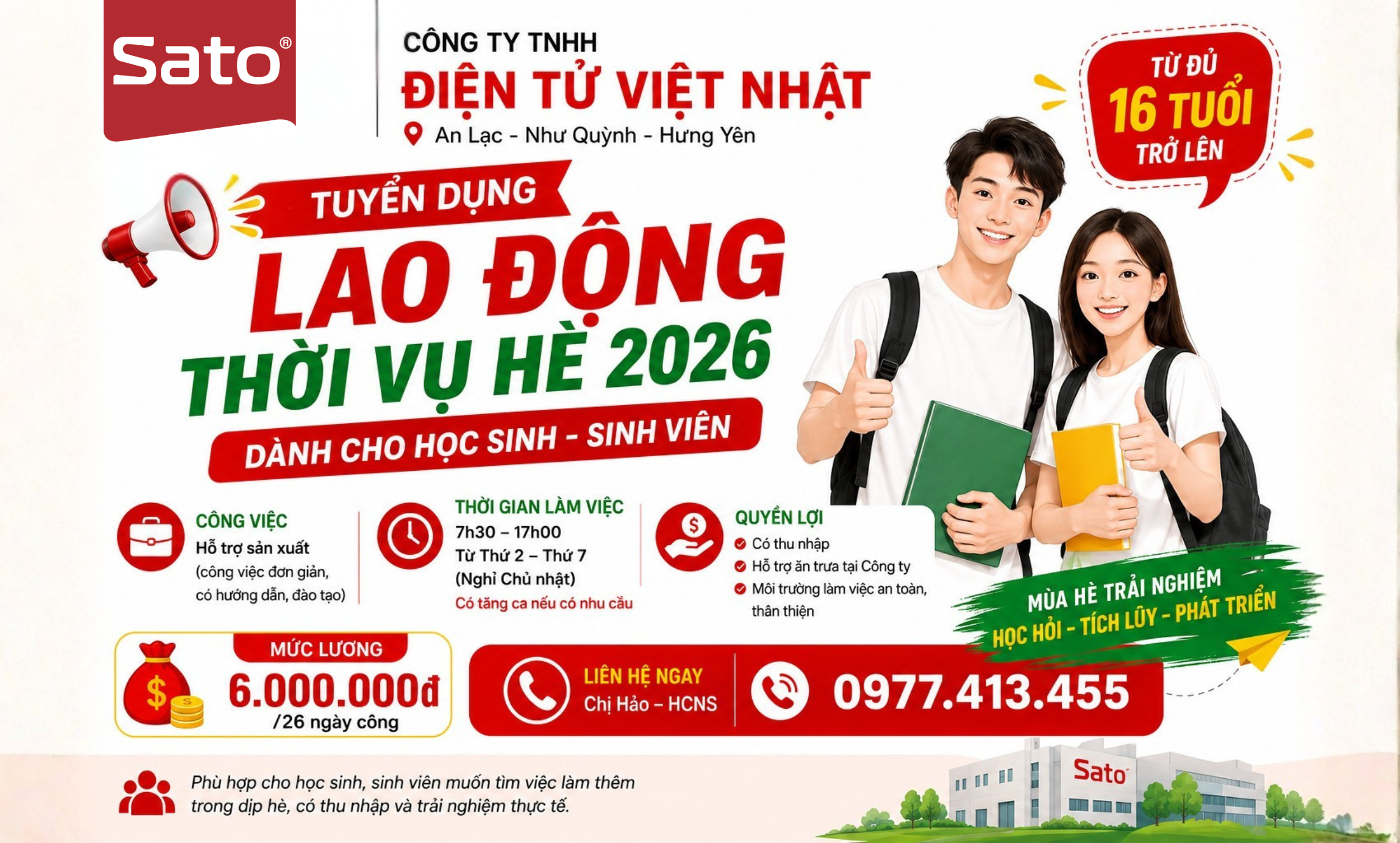Tuyển Dụng Lao Động Thời Vụ Tại Hưng Yên