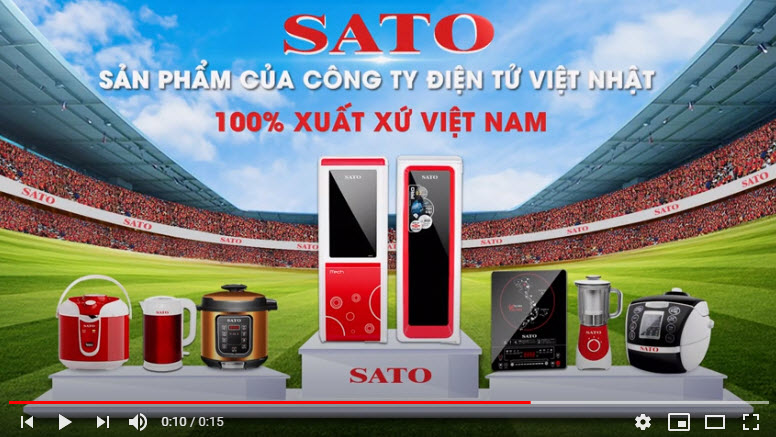 SATO VIỆT NHẬT đồng hành cùng đội tuyển bóng đá Việt Nam!